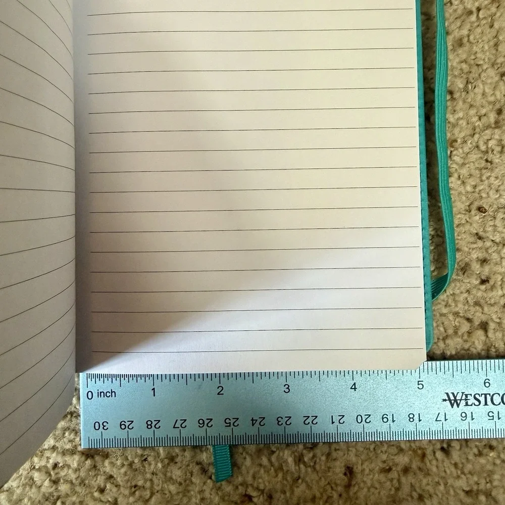 PlanAhead Teal Leatherette Journal Be Kind To Yourself Gold Foil 240 Lined Pages